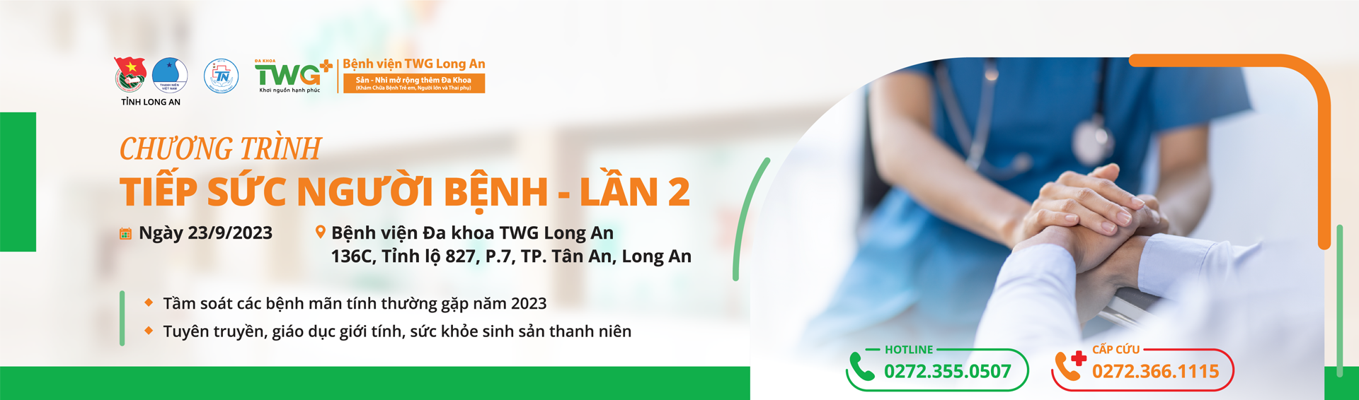 Baner tiếp sức người bệnh