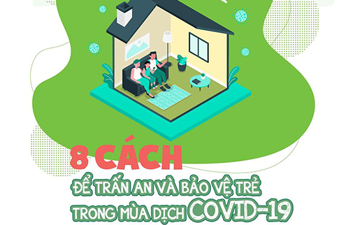 8 CÁCH TRẤN AN VÀ BẢO VỆ TRẺ NHỎ TRƯỚC COVID-19