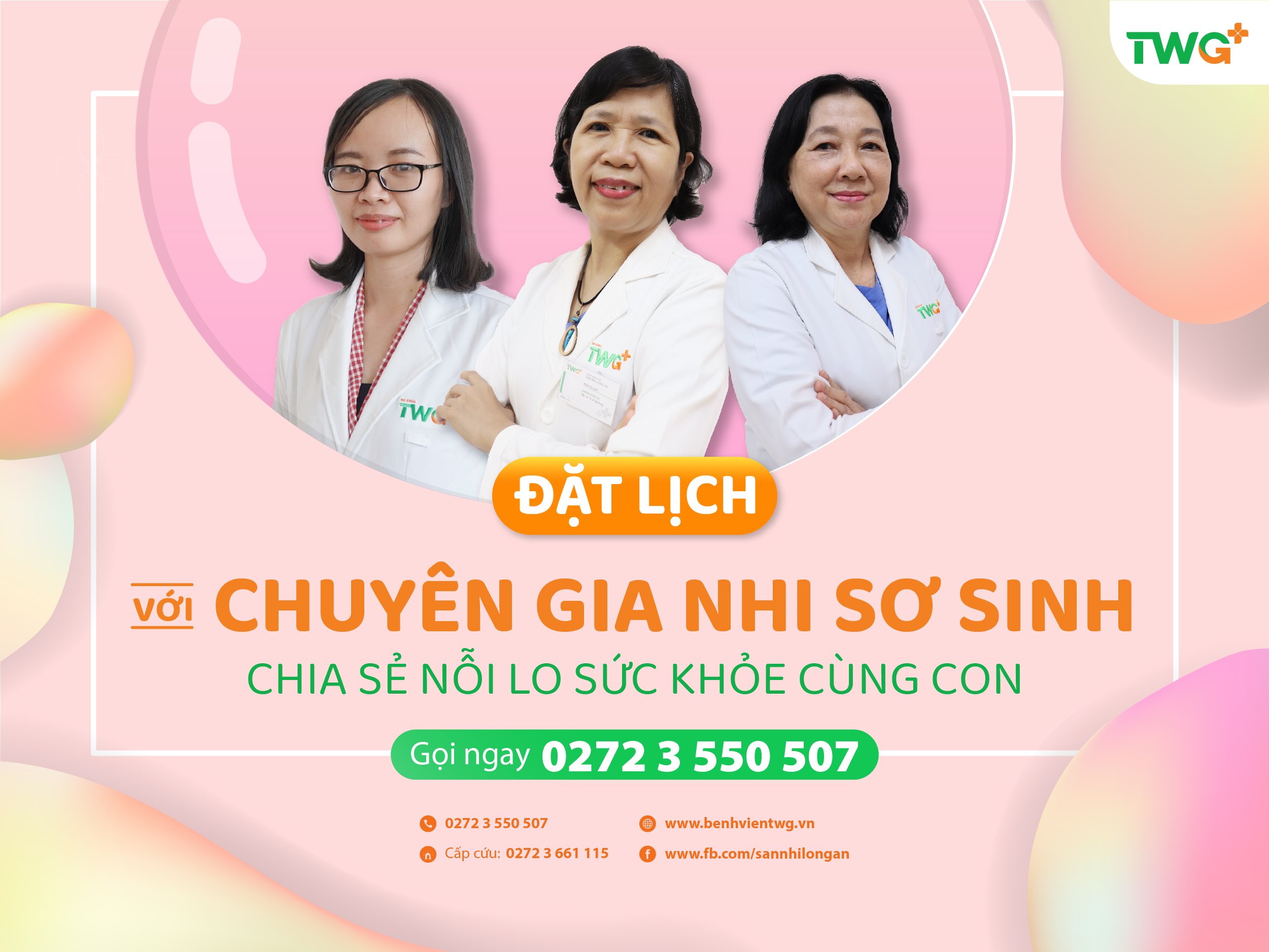 ĐẶT LỊCH VỚI CHUYÊN GIA NHI SƠ SINH – CHIA SẺ NỖI LO SỨC KHỎE CÙNG CON