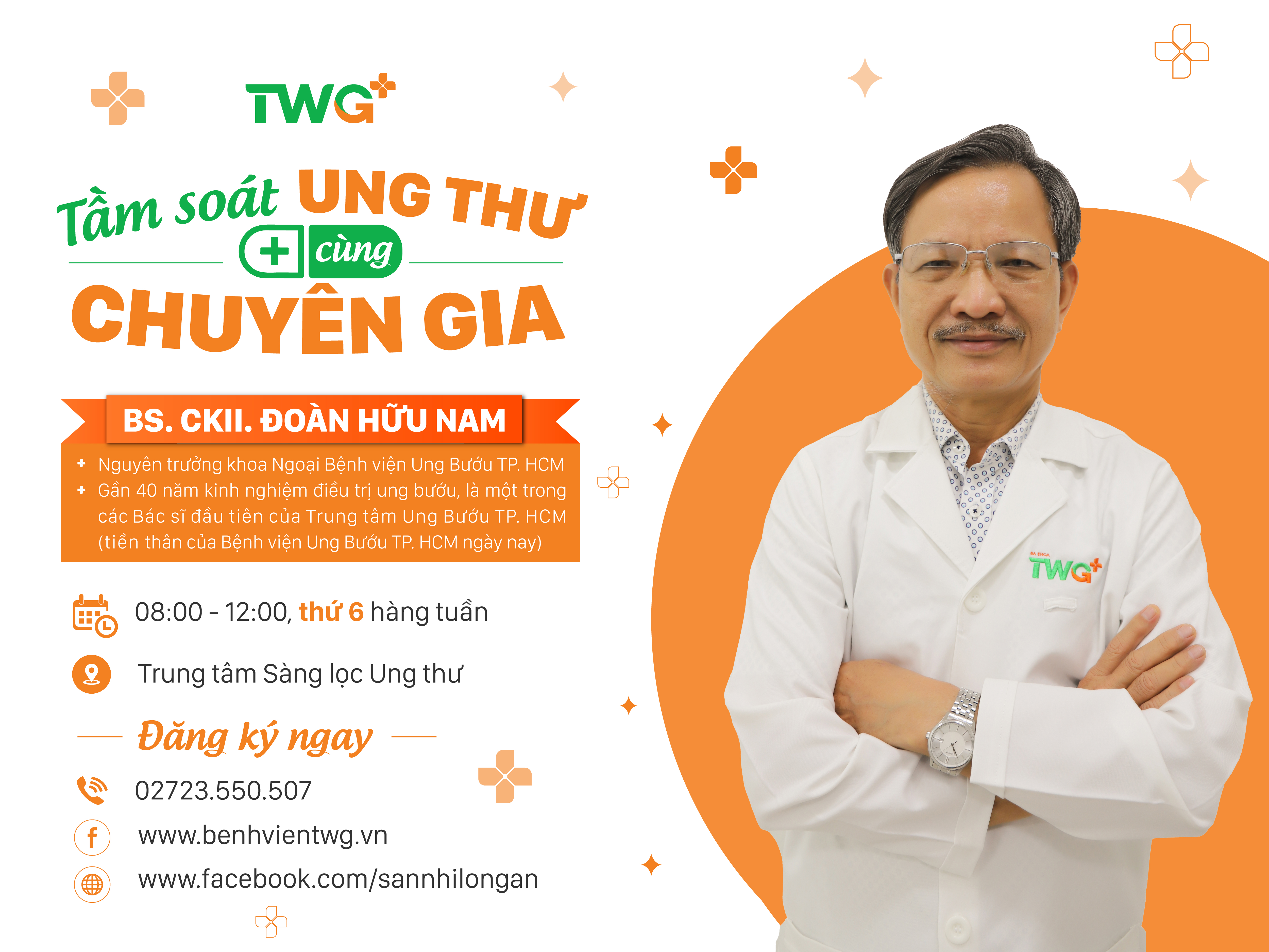 TẦM SOÁT UNG THƯ CÙNG BS.CKII ĐOÀN HỮU NAM - CHUYÊN GIA UNG BƯỚU TẠI VIỆT NAM