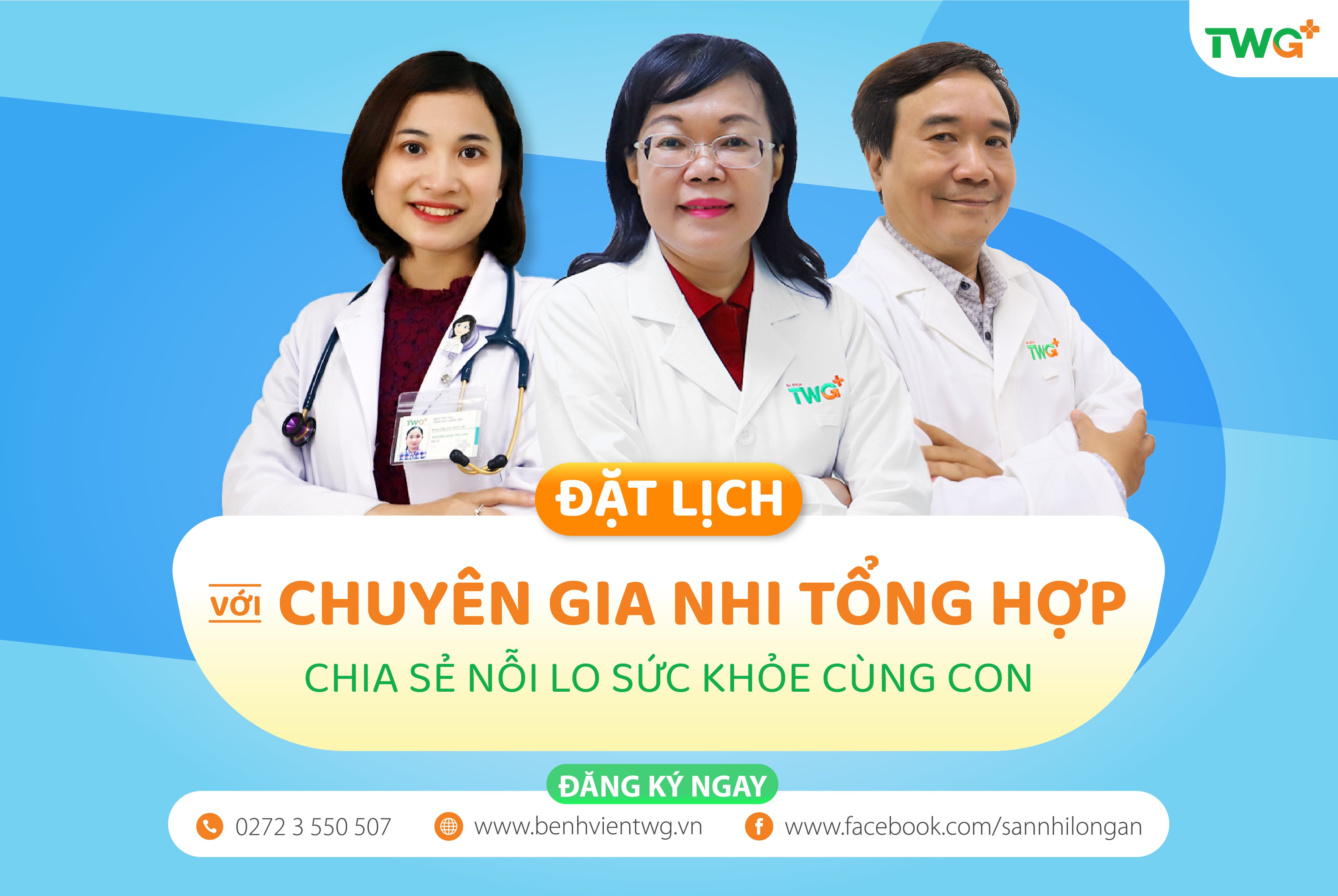 ĐẶT LỊCH VỚI CHUYÊN GIA NHI TỔNG HỢP - CHIA SẺ NỖI LO SỨC KHỎE CỦA CON