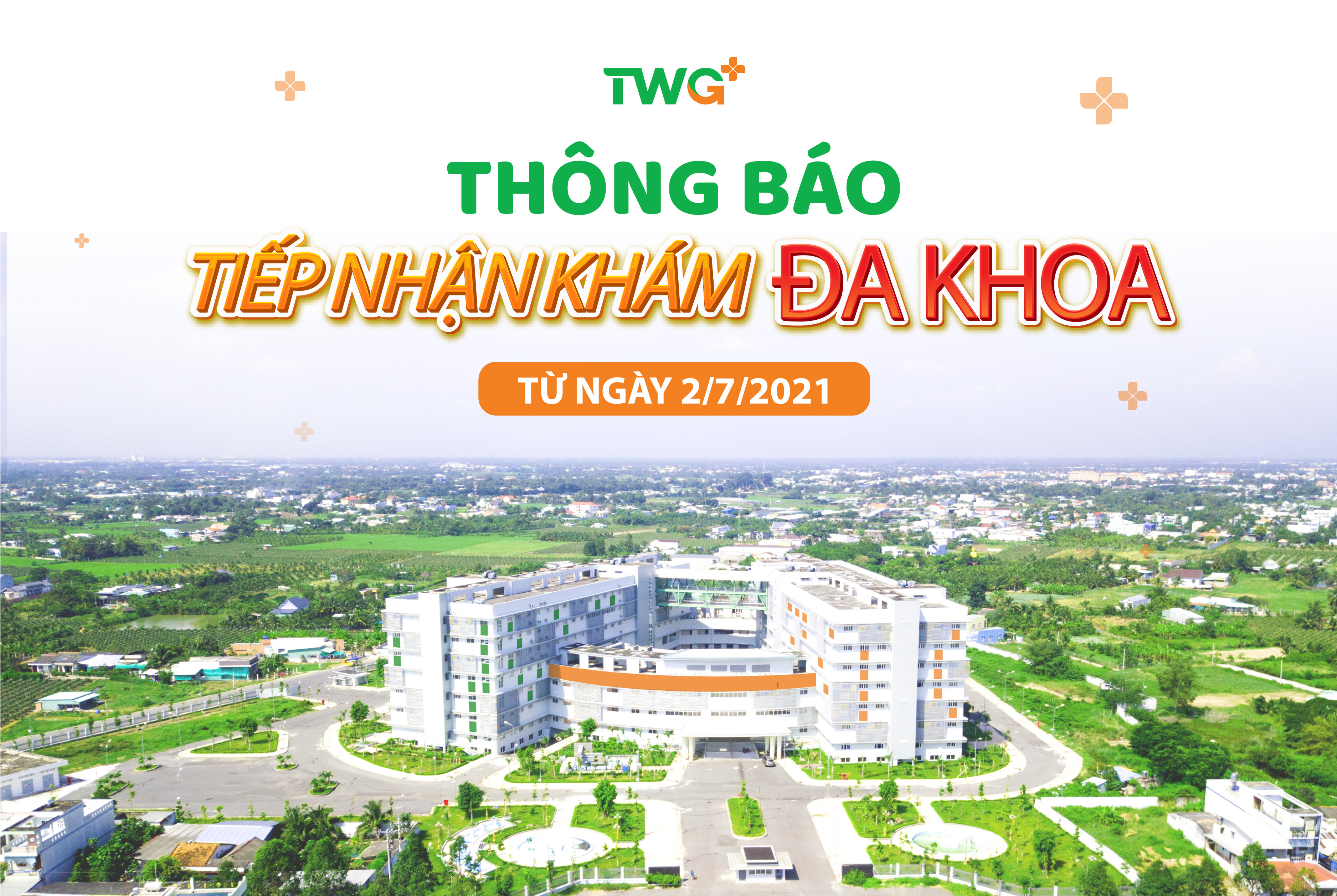 BỆNH VIỆN TWG LONG AN TIẾP NHẬN KHÁM ĐA KHOA