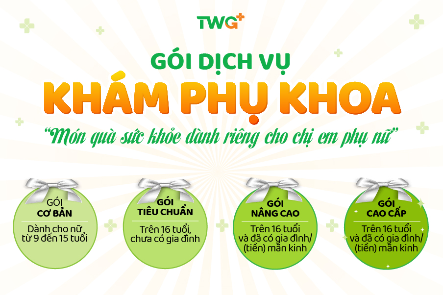 TRỌN GÓI DỊCH VỤ KHÁM PHỤ KHOA - Món quà sức khỏe dành riêng cho chị em phụ nữ