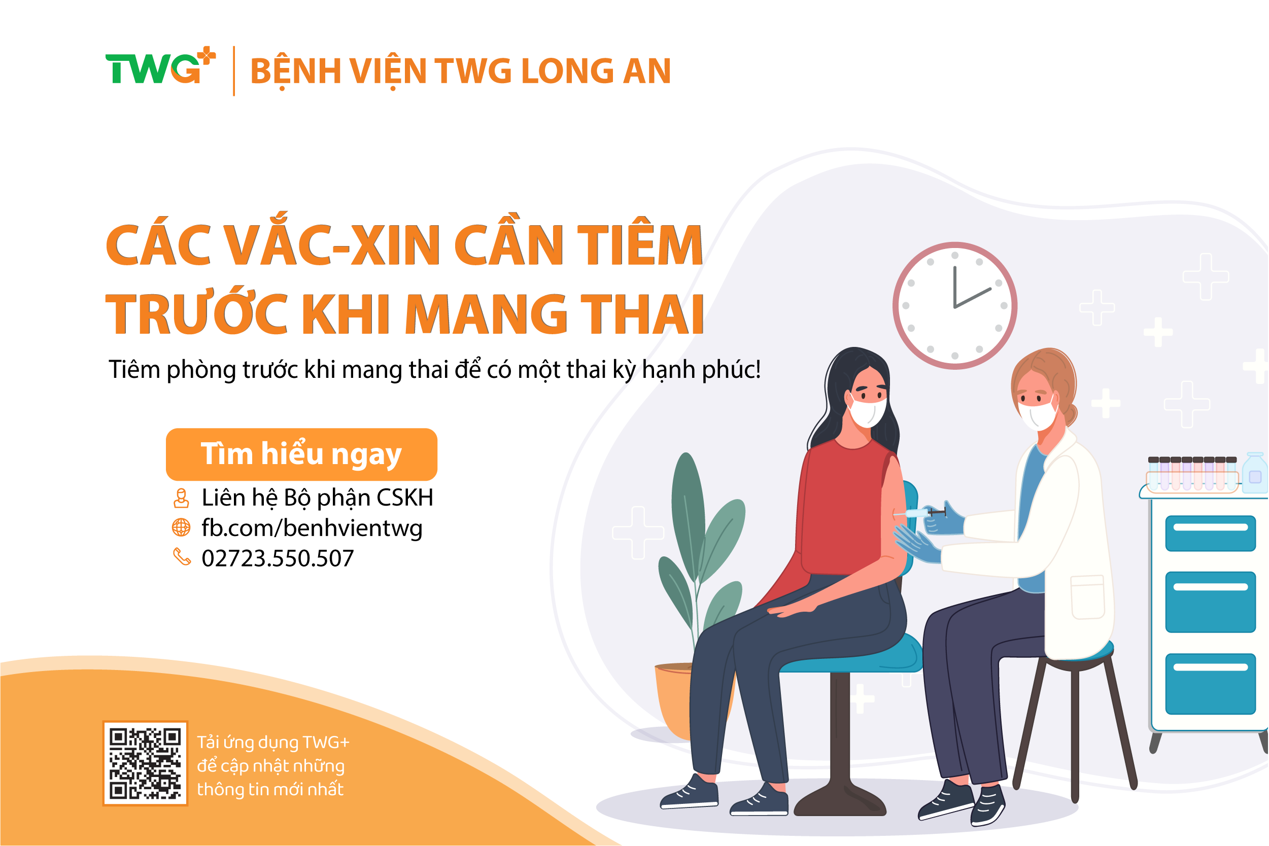 CÁC LOẠI VẮC-XIN CẦN TIÊM TRƯỚC KHI MANG THAI