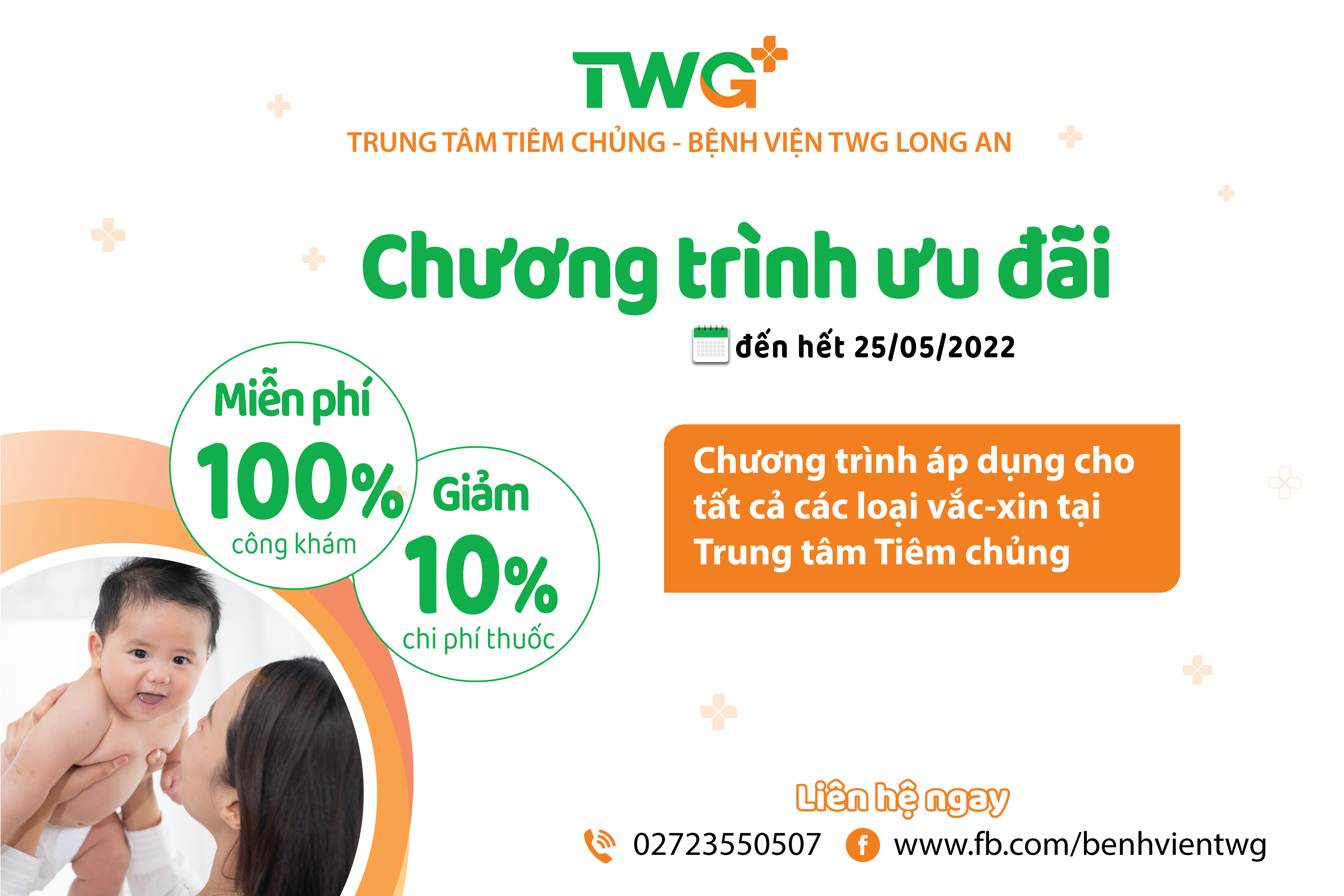 Chương trình ưu đãi cho khách hàng nhân dịp "Tuần lễ tiêm chủng Thế giới"