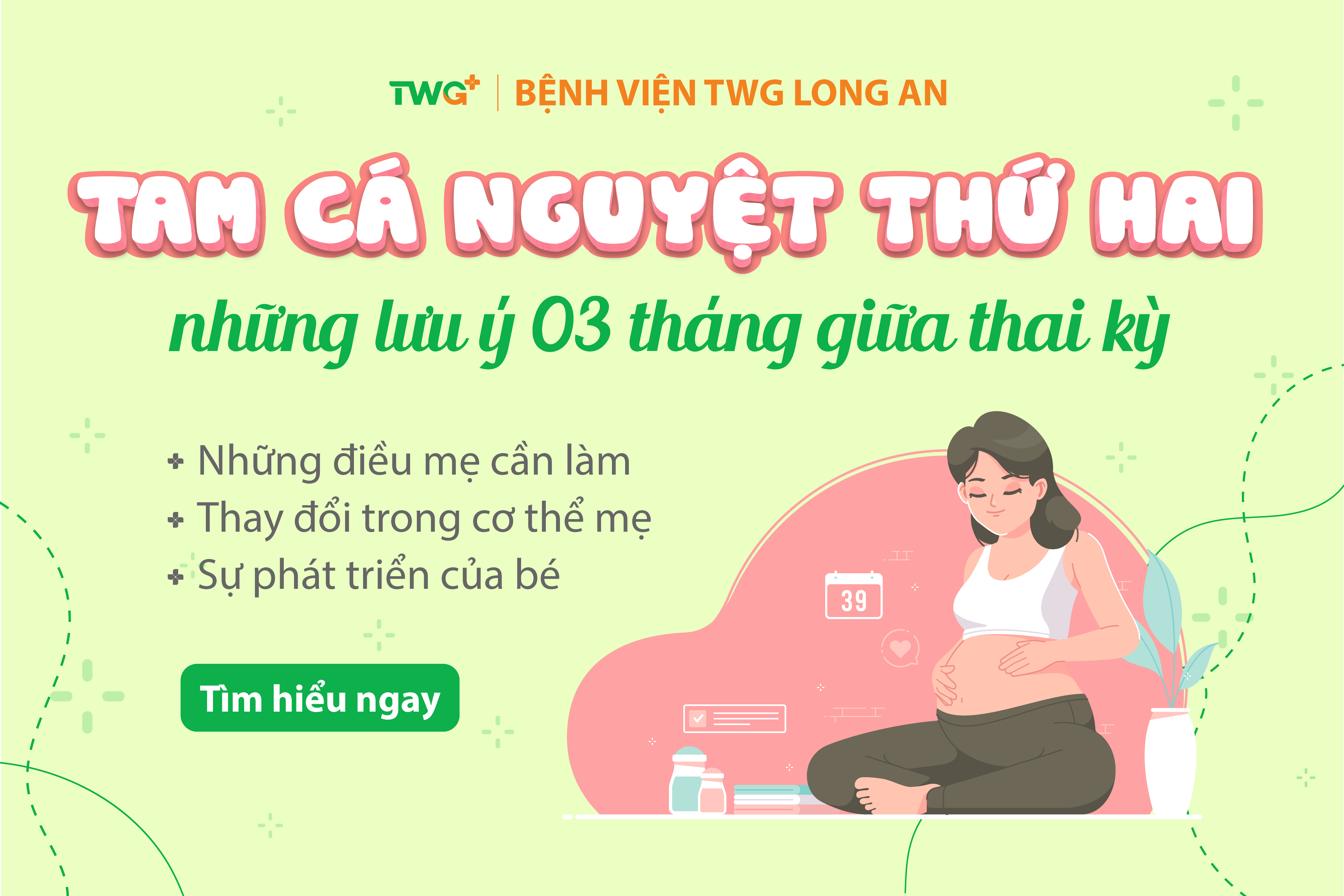 Tam cá nguyệt thứ 2 - Những lưu ý 03 tháng giữa thai kỳ