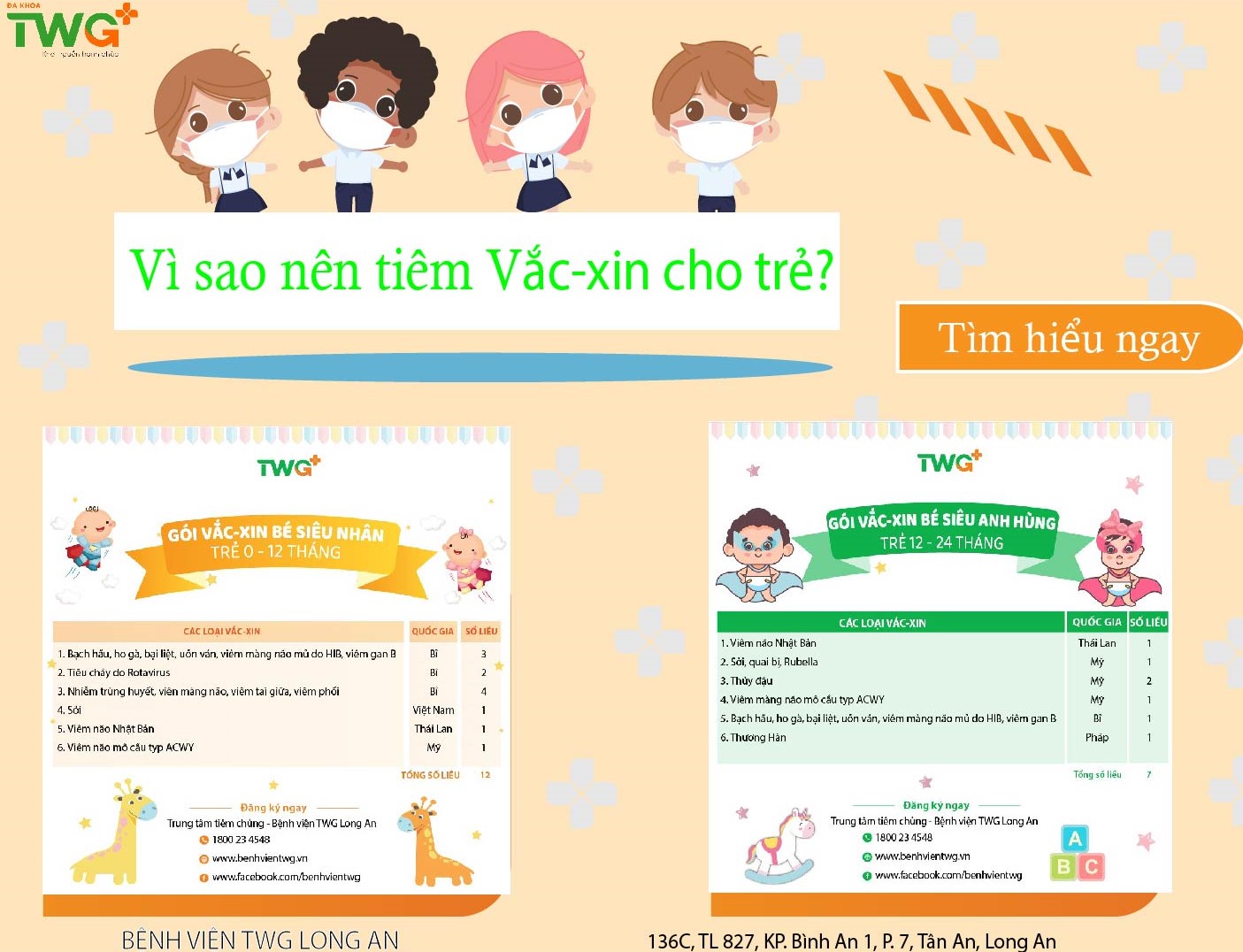 Vì sao nên tiêm Vắc-xin cho trẻ?