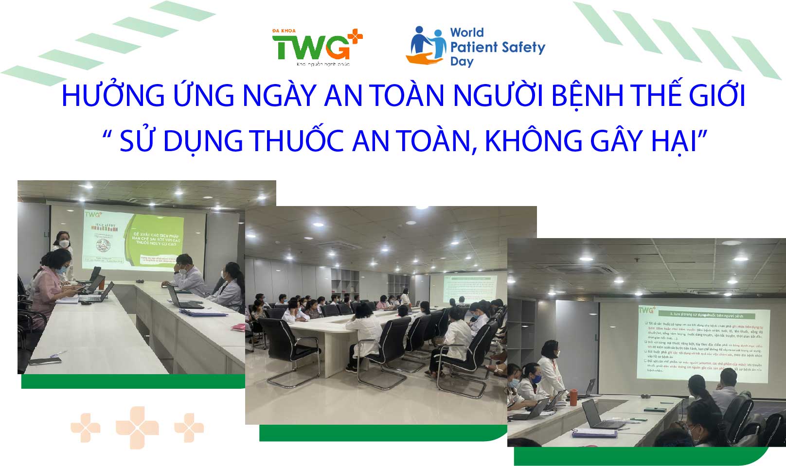 HƯỞNG ỨNG NGÀY AN TOÀN NGƯỜI BỆNH THẾ GIỚI - SỬ DỤNG THUỐC AN TOÀN, KHÔNG GÂY HẠI