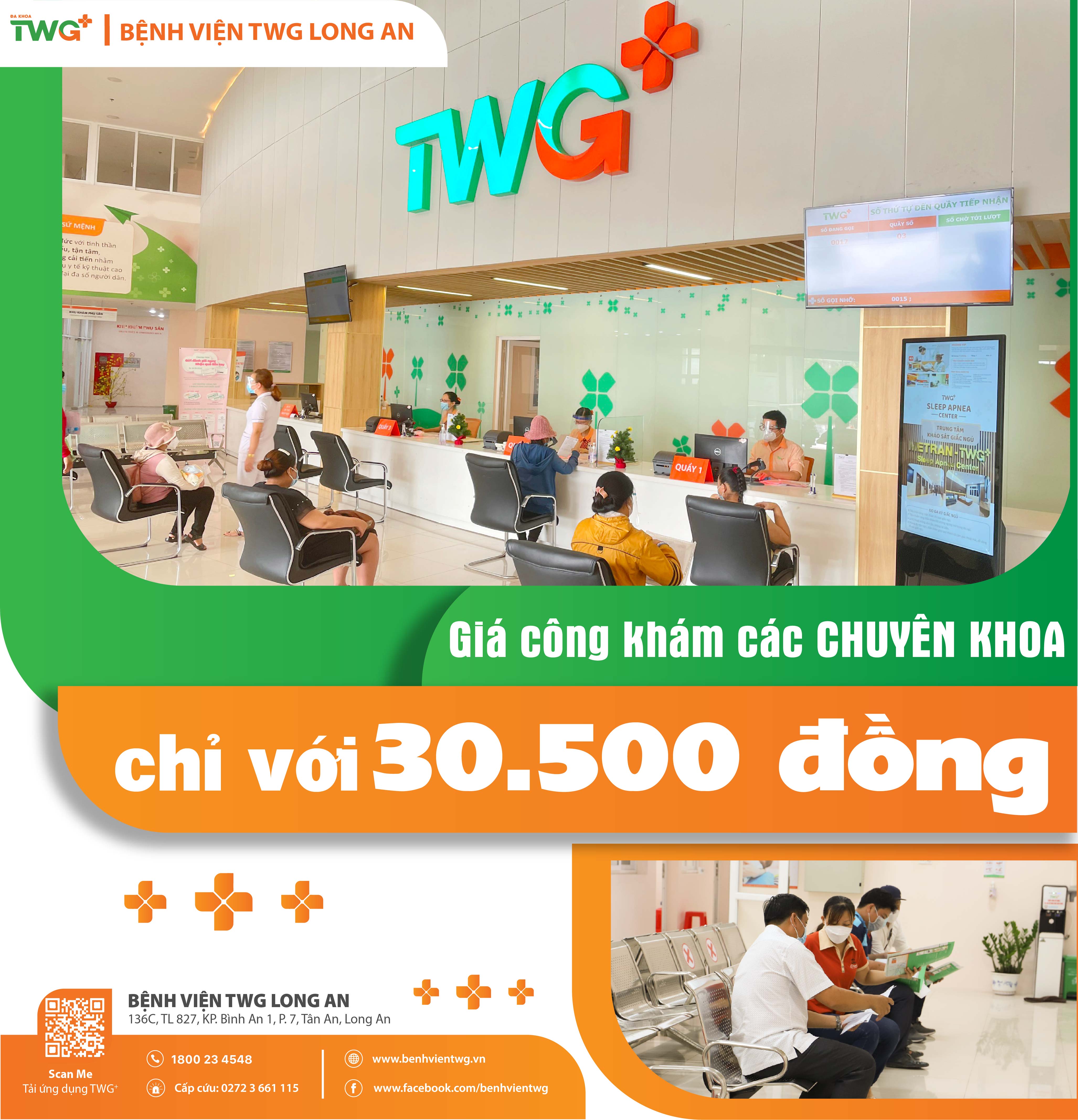 Thông báo  THAY ĐỔI GIÁ CÔNG KHÁM ĐA KHOA CHỈ VỚI 30.500đ