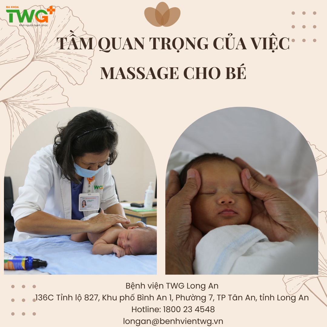 TẦM QUAN TRỌNG CỦA VIỆC MASSAGE CHO BÉ