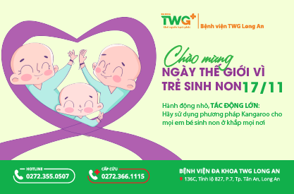 CHÀO MỪNG NGÀY THẾ GIỚI VÌ TRẺ SINH NON - 17/11/2023